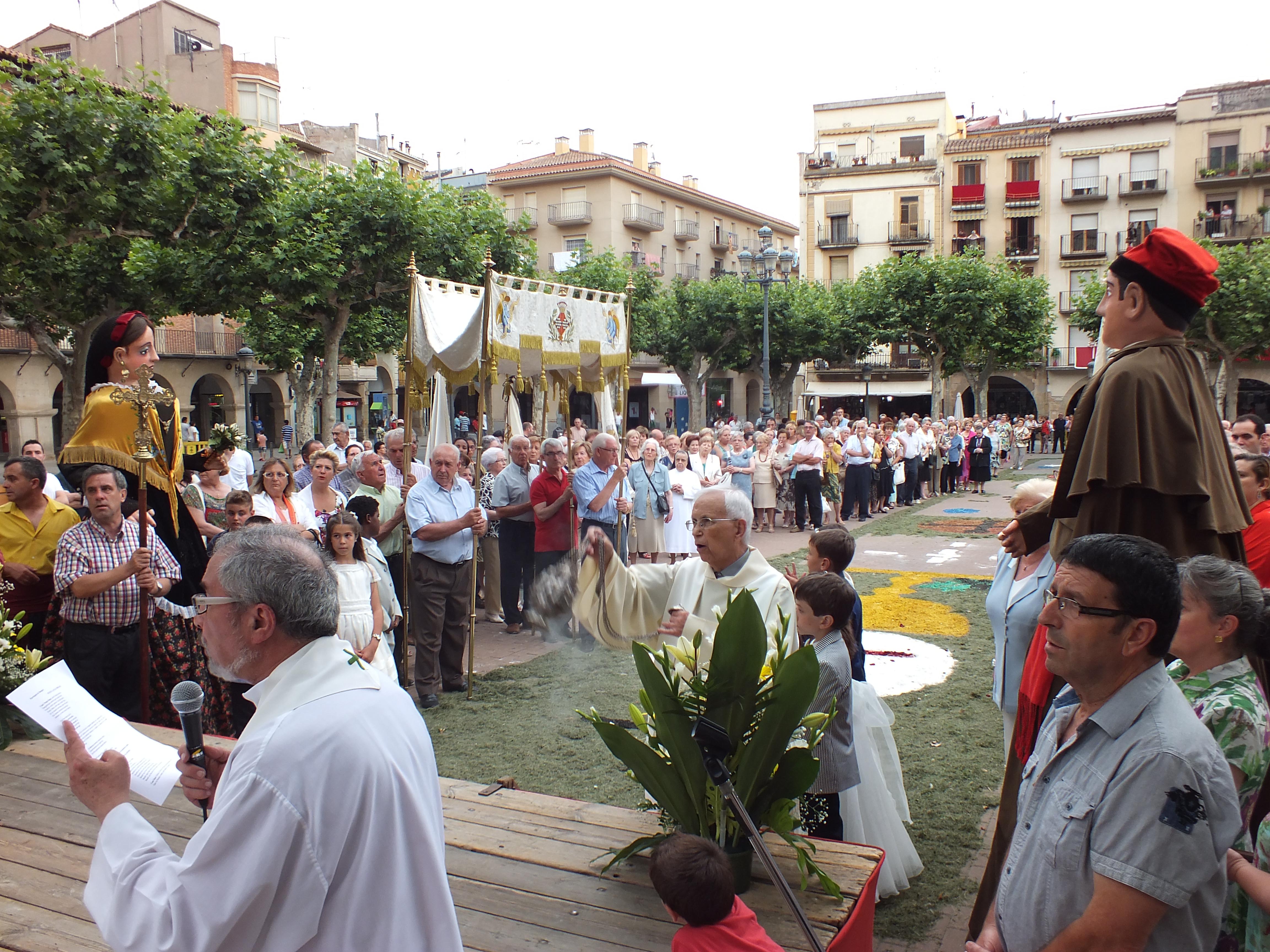Tàrrega commemora en el marc del Corpus els 50 anys de la construcció de l’Església del Cor de Maria
