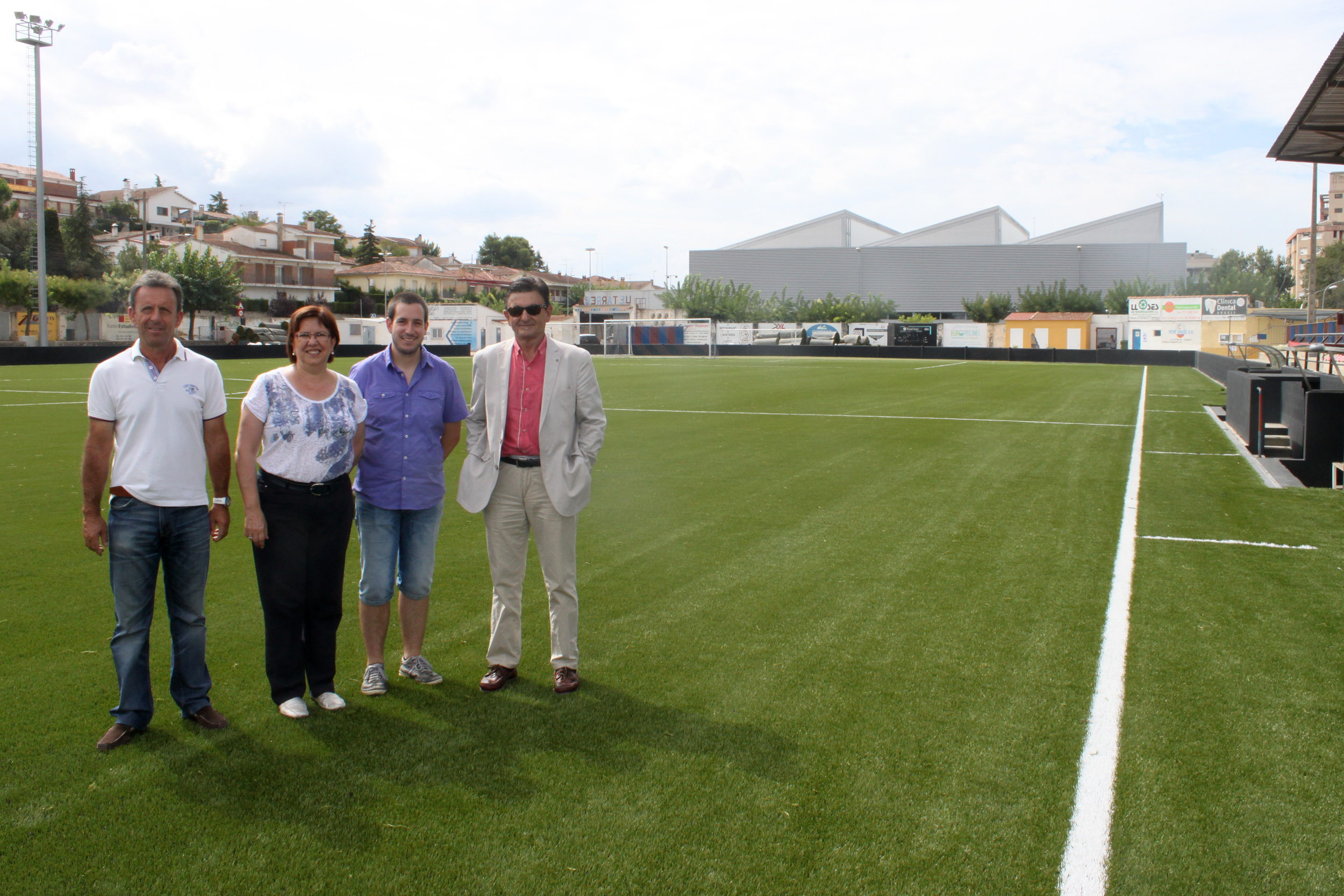 Tàrrega estrena aquest cap de setmana la renovació de la gespa artificial del Camp de Futbol Municipal Joan Capdevila Méndez