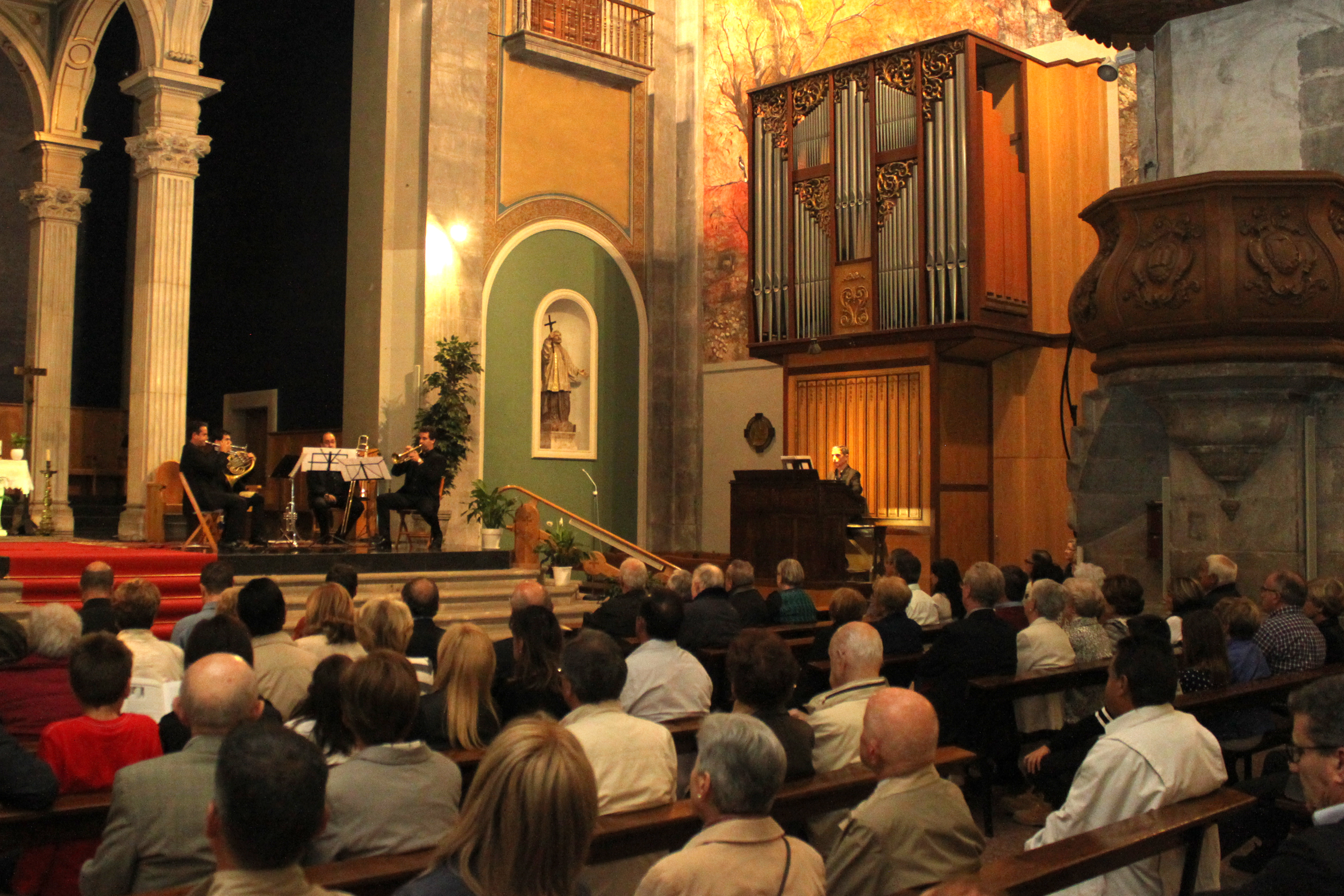 La música clàssica omple l’Església Parroquial de Tàrrega amb el Festival Orgues de Ponent i del Pirineu