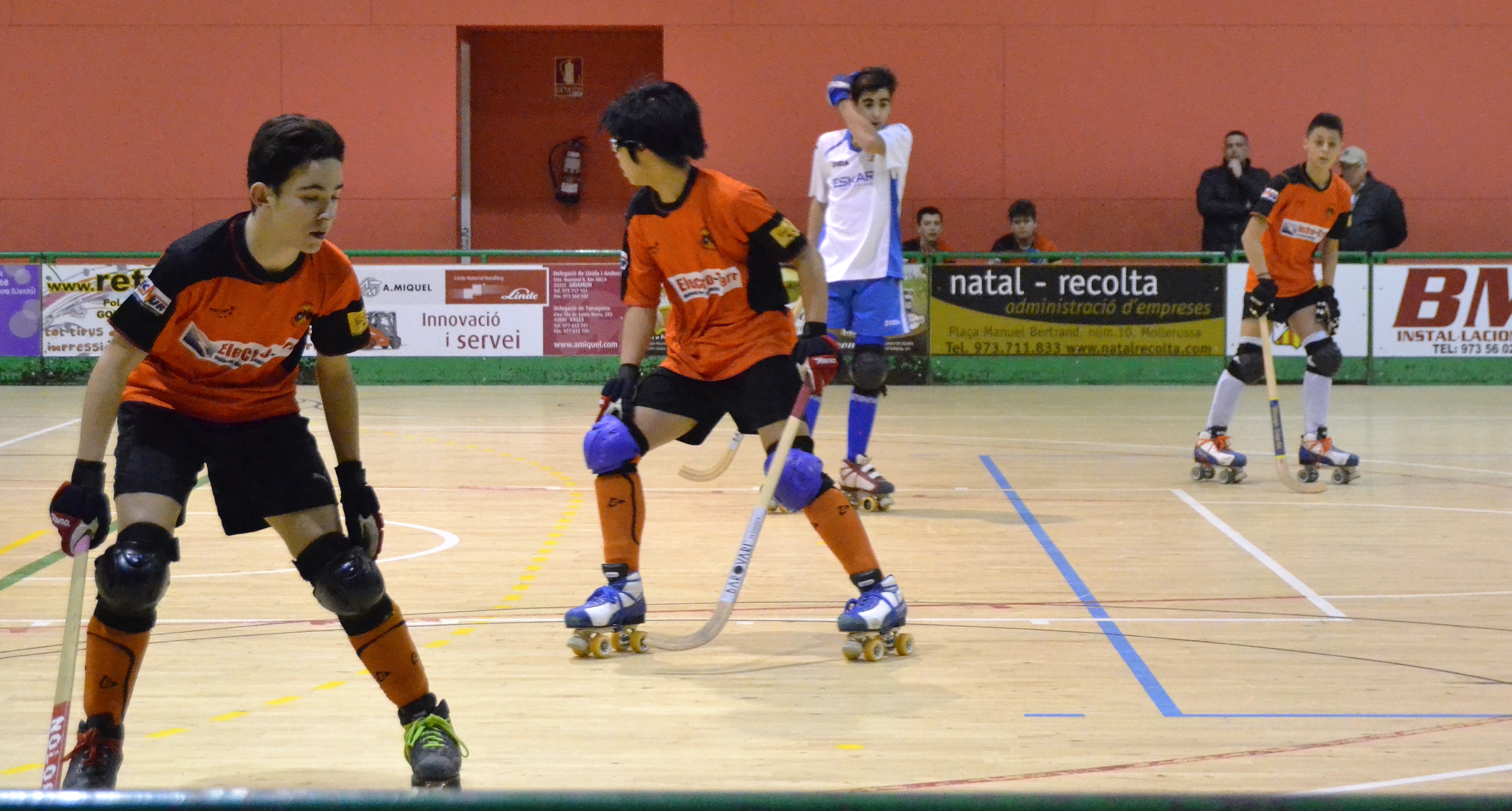 Victòria dels alevins del Tàrrega Hoquei Patins Club