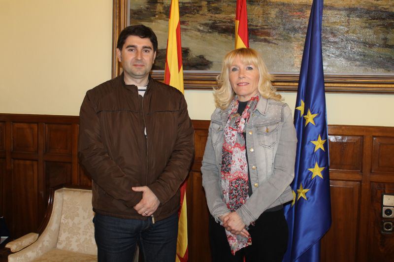 Trobada entre la subdelegada del govern central i l’alcalde de Ciutadilla per trobar finançament pels desperfectes després de les pluges del passat novembre