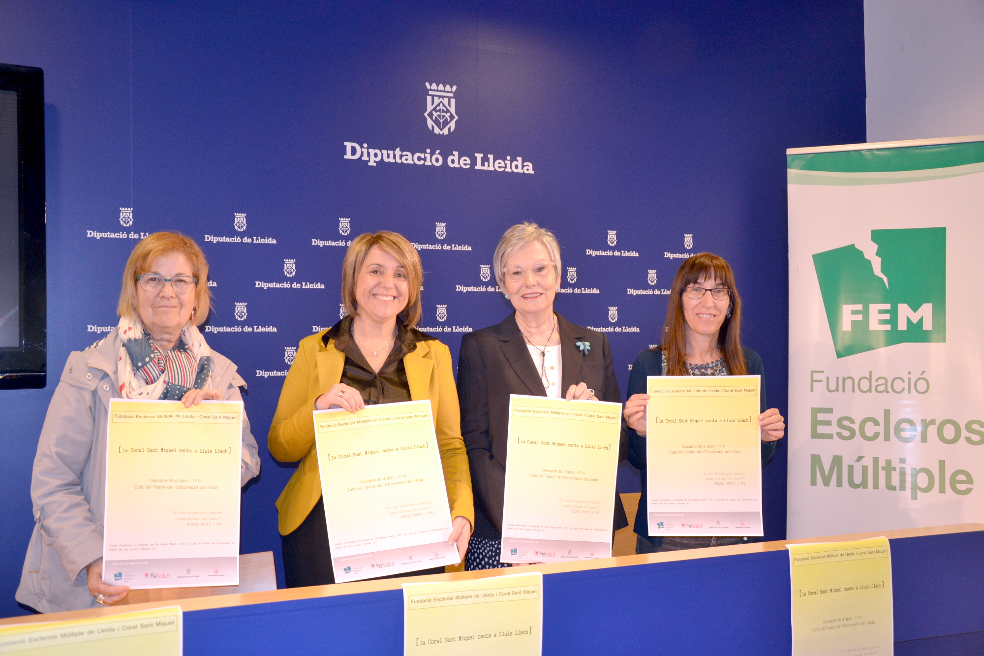 Concert solidari organitzat per la Fundació Esclerosi Múltiple de Lleida  per recaptar fons pel trasllat al nou hospital Miquel Martí i Pol