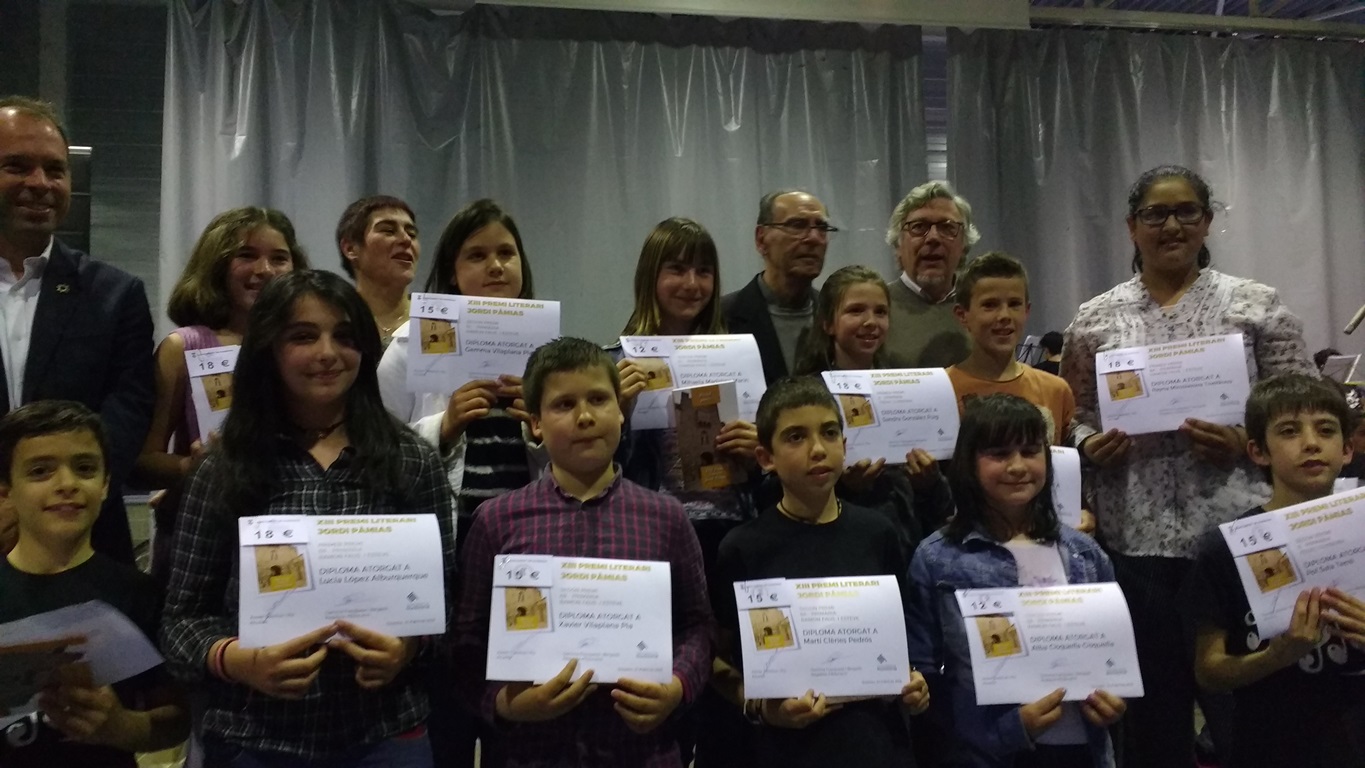Guissona entrega el tretzè Premi Jordi Pàmias Infantil i Juvenil de Poesia