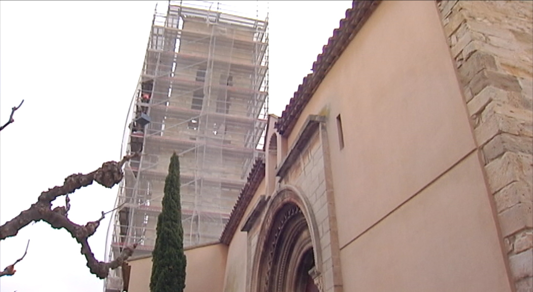 L’INCASÒL finalitza la restauració del campanar de l’església de Vilagrassa