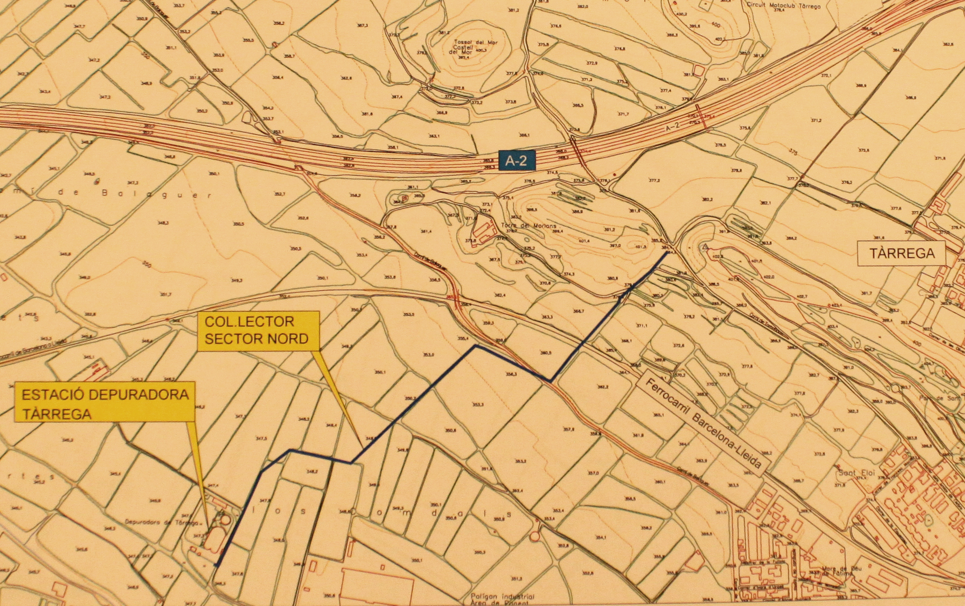 L’Ajuntament de Tàrrega aprova el projecte per renovar el col·lector d’aigües residuals al nord de la ciutat