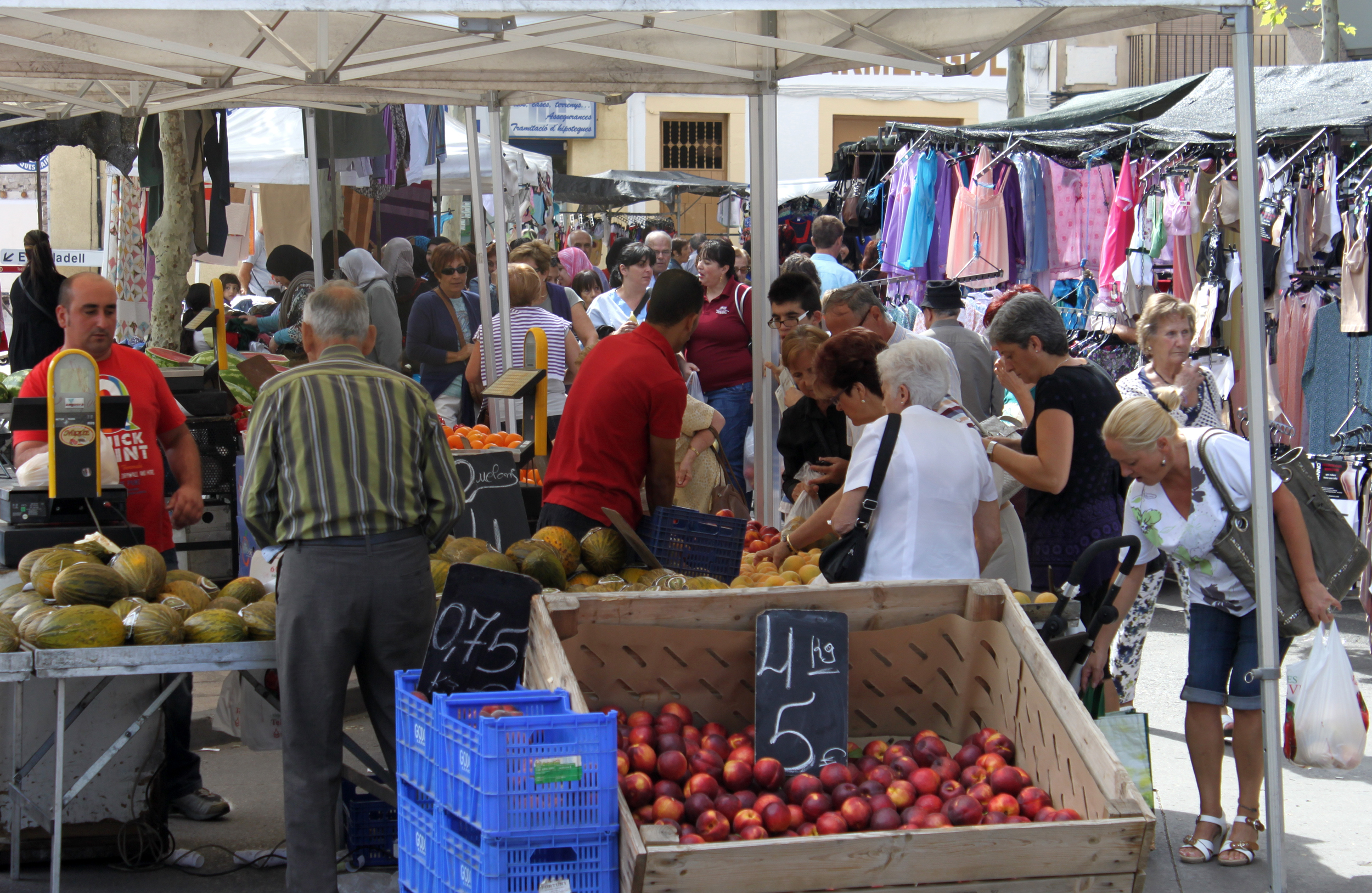 Tàrrega celebrarà aquest dilluns 15 d’agost el seu mercat setmanal tot i coincidir amb dia festiu