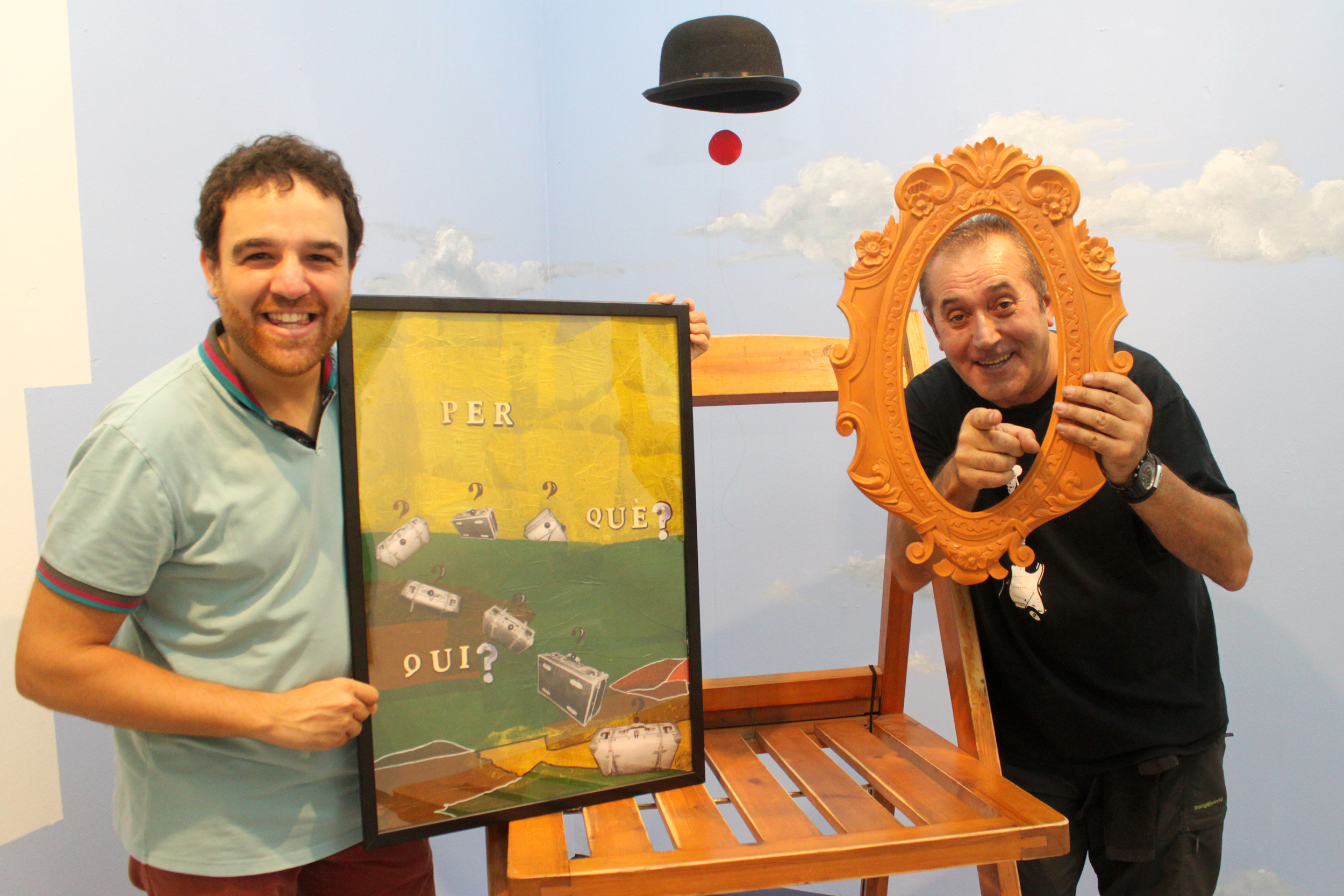 Tàrrega estrena la primera exposició plàstica del pallasso Marcel Gros