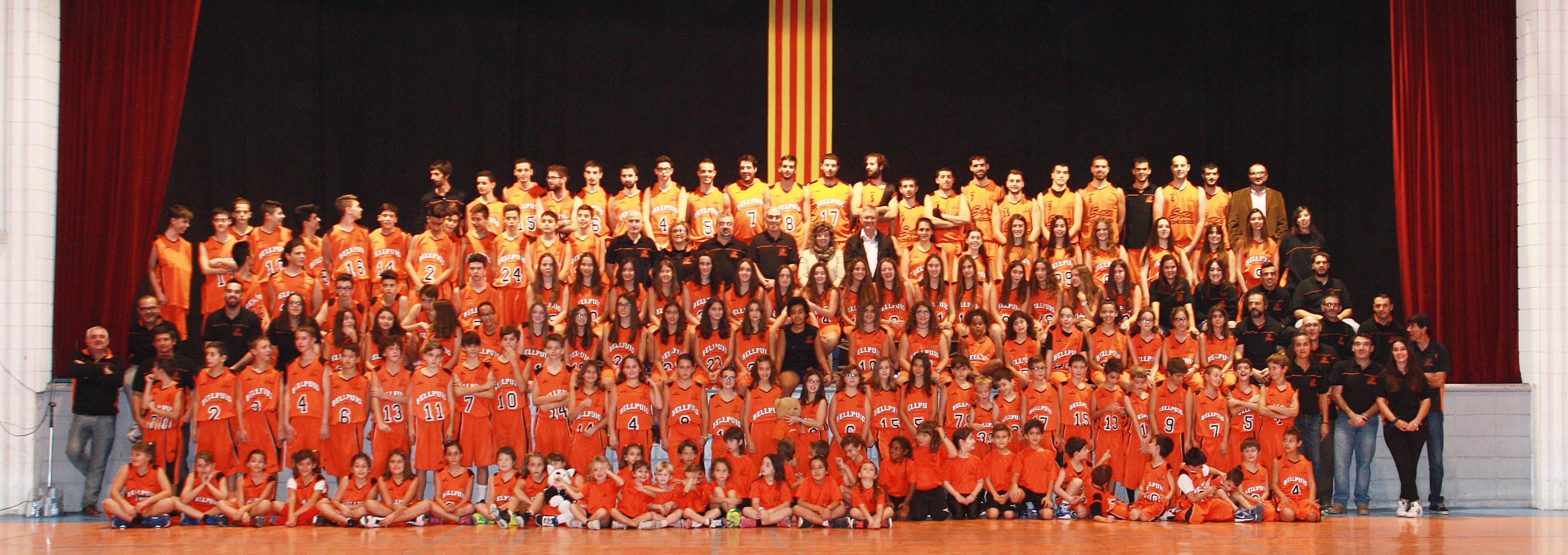 El Club Bàsquet Bellpuig presenta els equips de la nova temporada