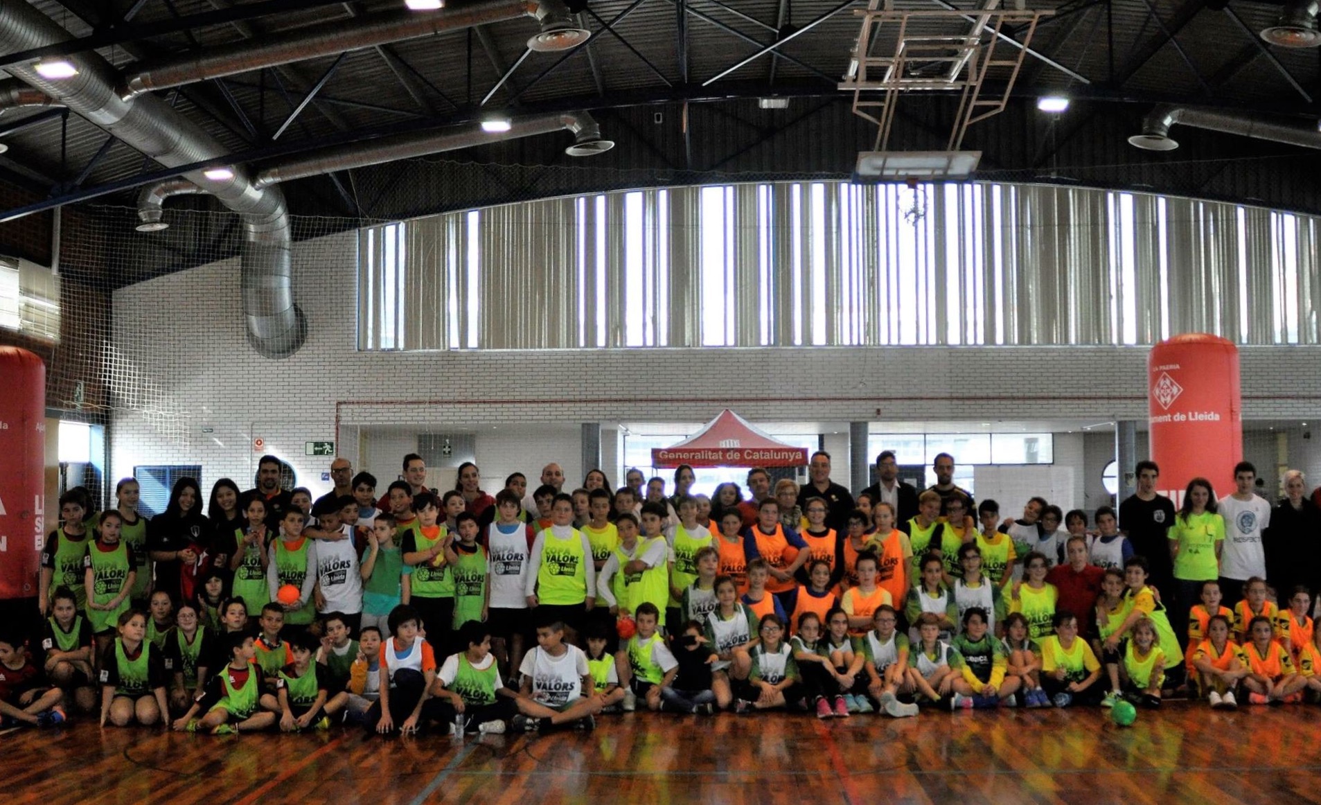 Els més petits del club CEACA participen a la Copa Valors a Pardinyes