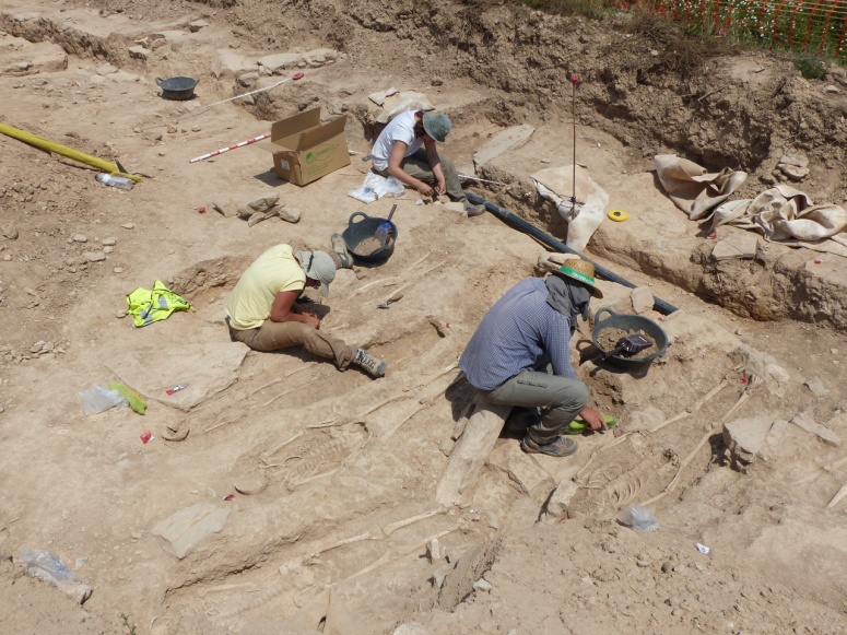 Troben 30 sepultures medievals a les obres del Segarra-Garrigues a Torrefeta i Florejacs