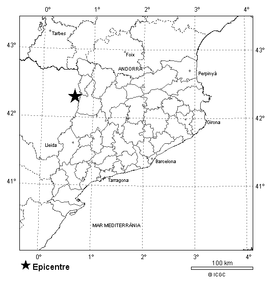 Tàrrega nota els efectes d’un terratrèmol de 3’7 amb epicentre a Osca