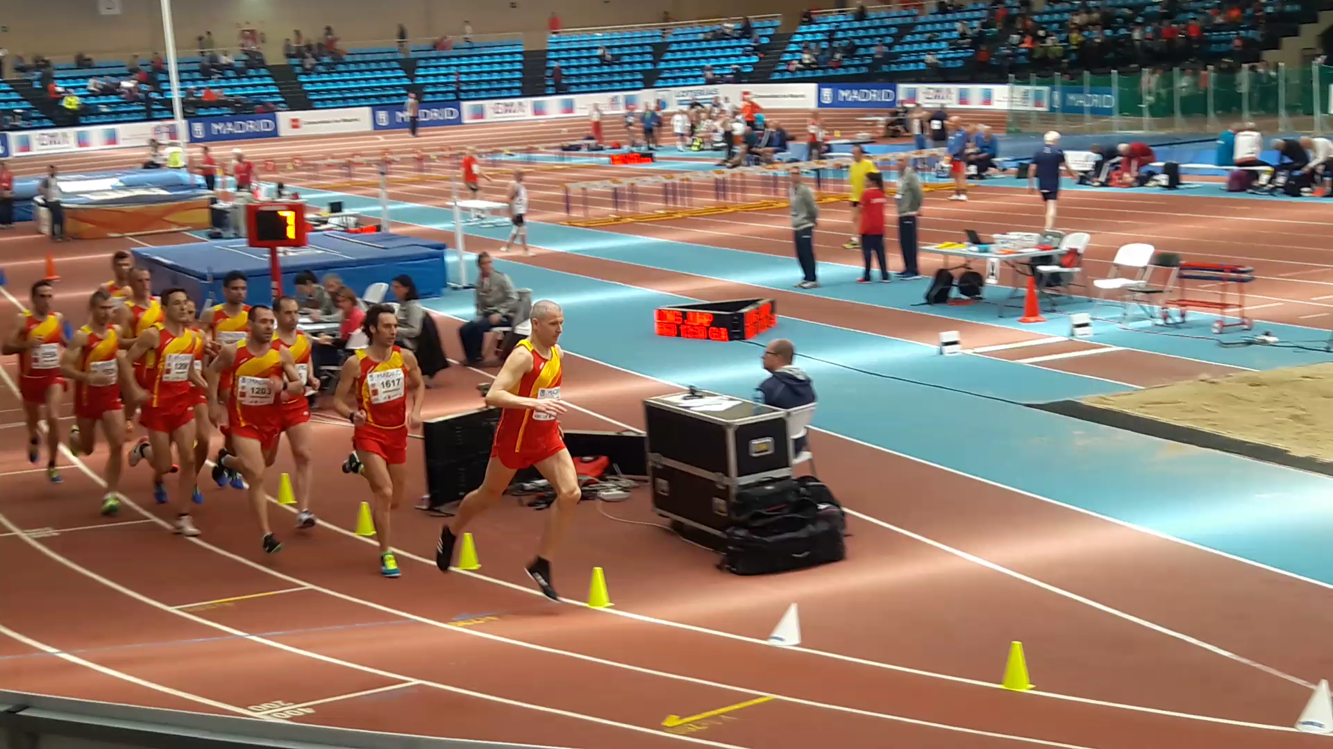 El targarí Josep Ramons Sanahuja  al campionat d’Europa d’atletisme Master