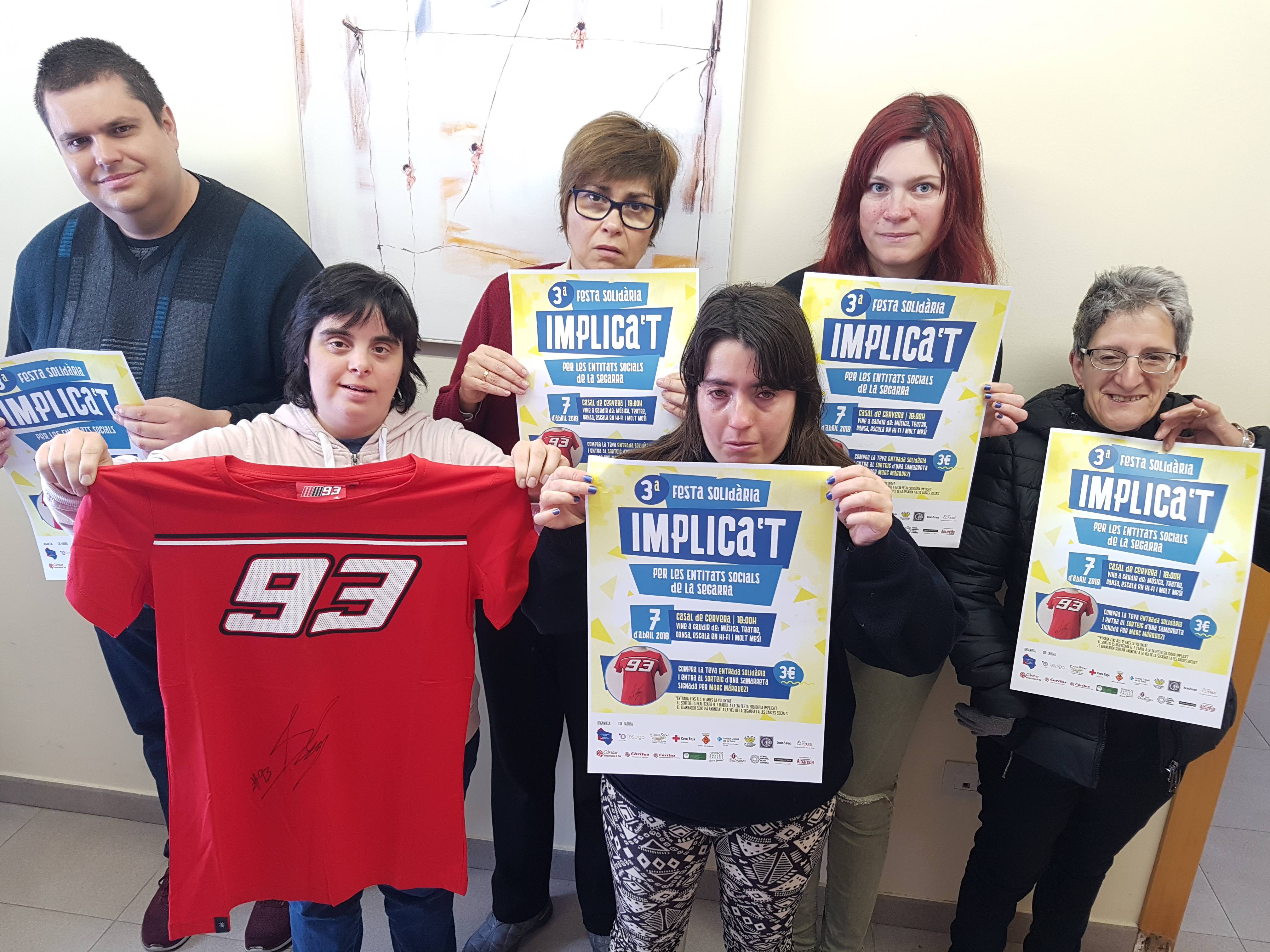 Marc Màrquez col·labora amb “L’IMPLICA’T” la Festa Solidària a favor de les entitats  de la  Segarra