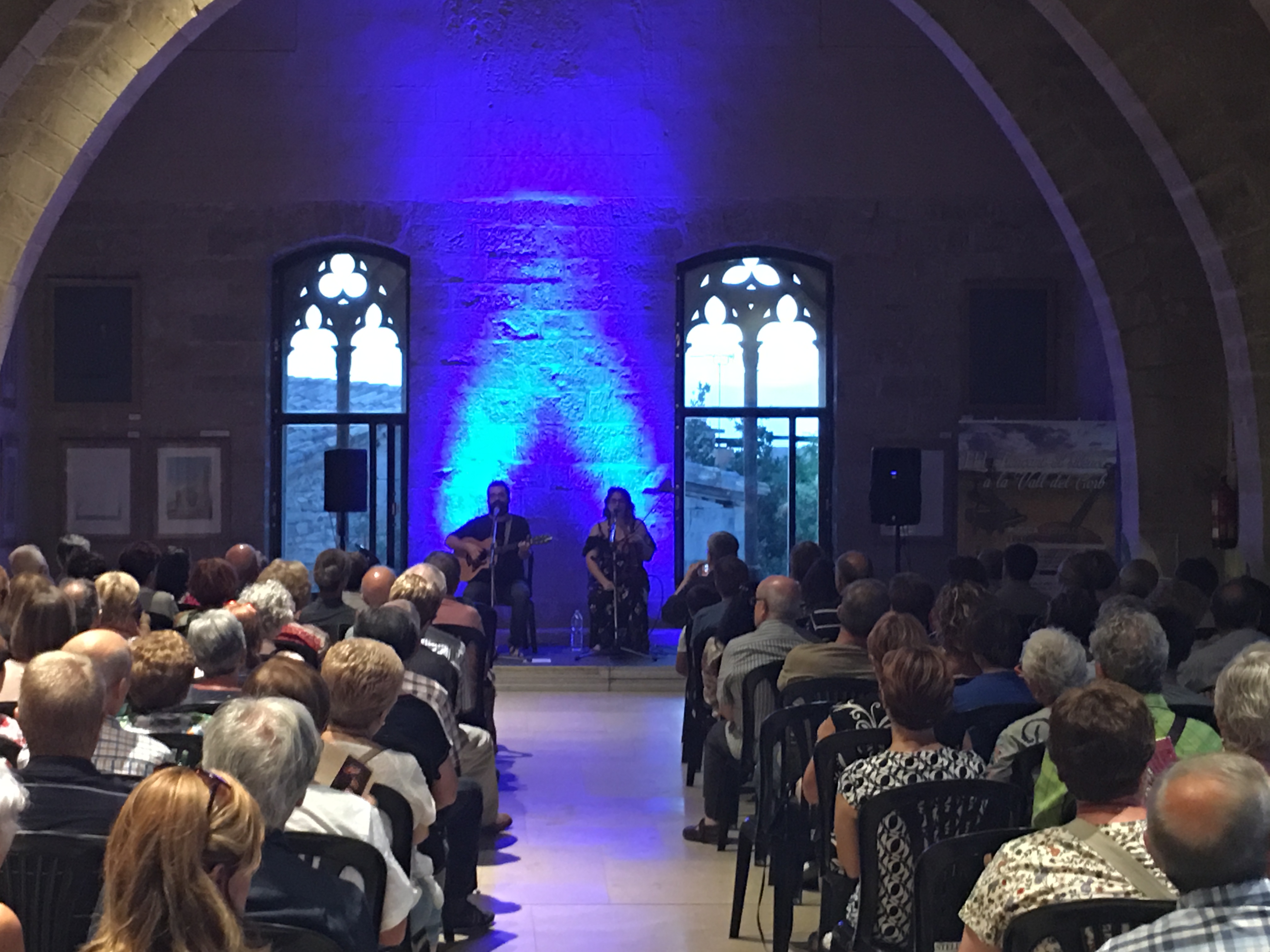 Espectacular concert de música folk i tradicional celta i catalana al Castell de Verdú.