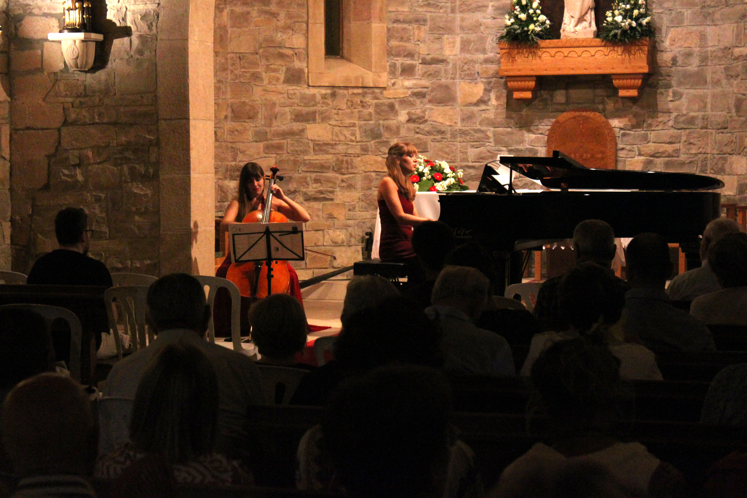 Tàrrega celebra amb èxit un concert de música clàssica a càrrec del Duo DeLIS en el marc de la festa de Sant Magí