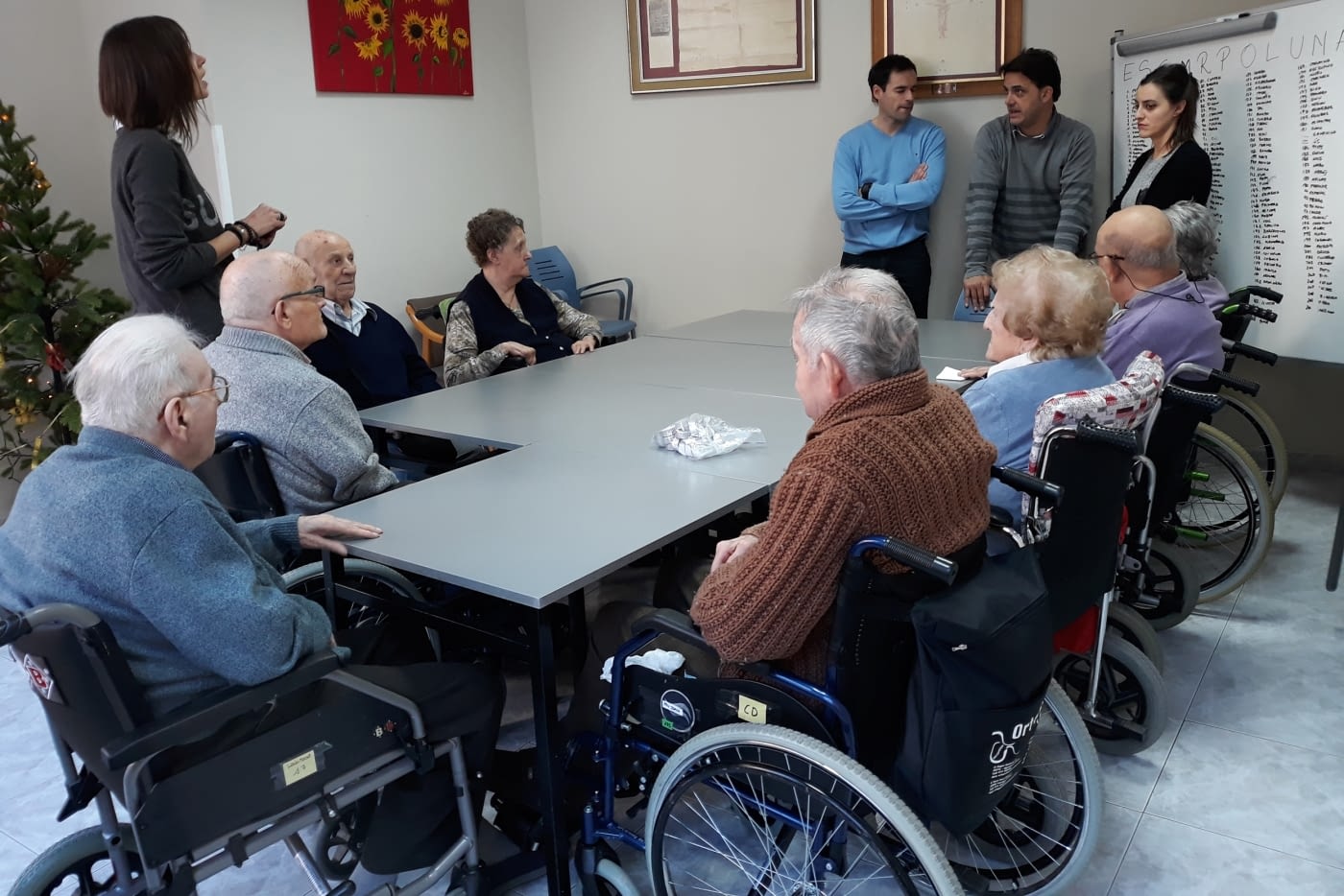 Tàrrega desenvolupa un taller de logopèdia per a usuaris de la Residència de Gent Gran Sant Antoni amb trastorns de la parla