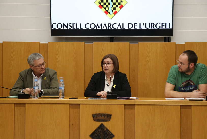 Trobada de Rosa Maria Perelló amb els alcaldes de l’Urgell per informar dels projectes de la Diputació al territori