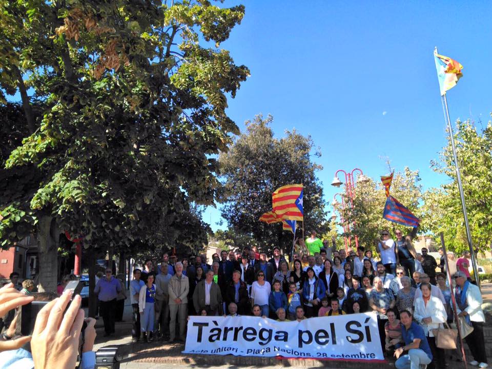 Junts per Tàrrega reclama el compromís institucional amb el mandat de l’1 d’Octubre