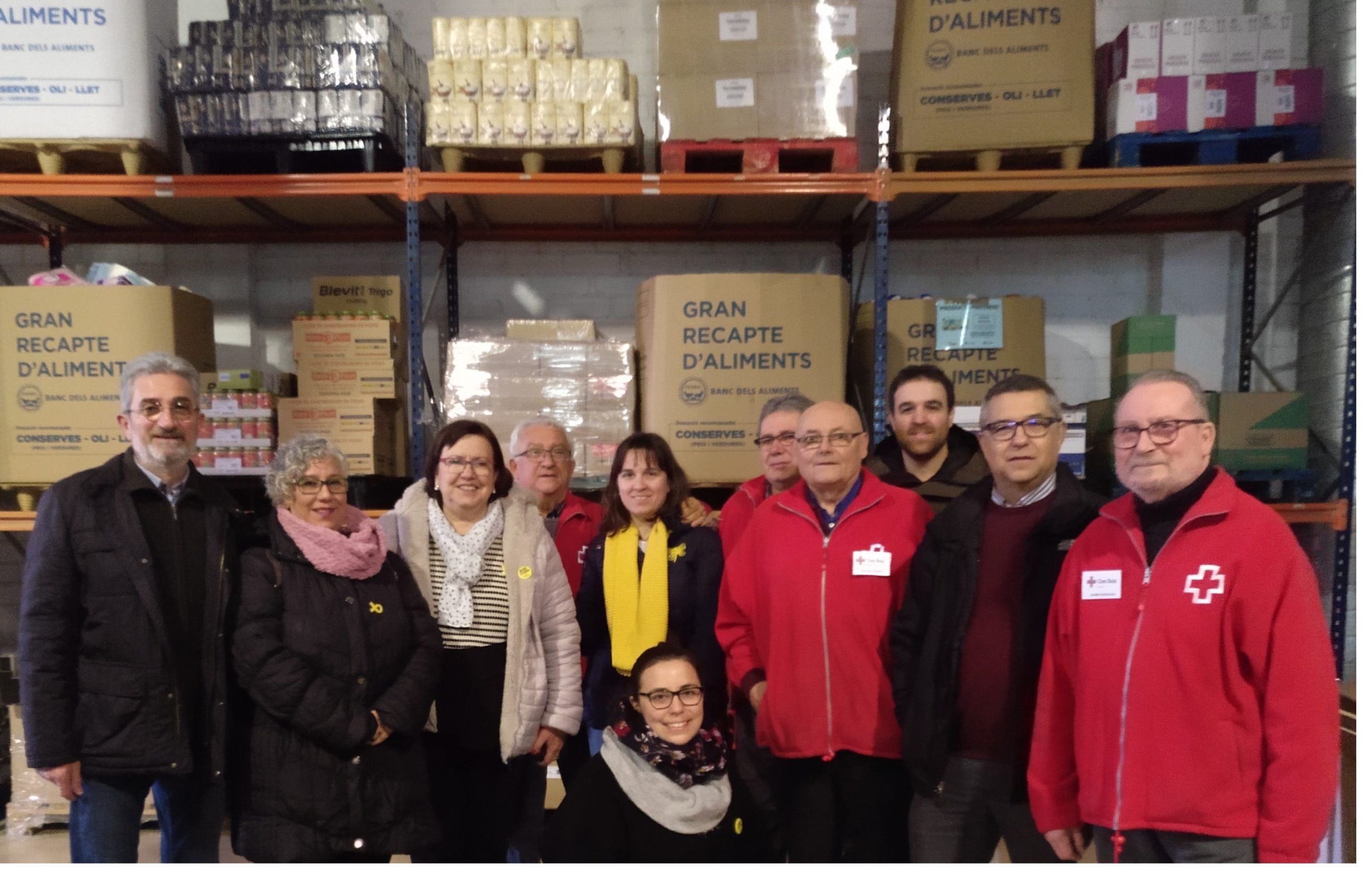 Junts per Tàrrega dona el valor dels lots de Nadal al Magatzem d’Aliments Solidaris