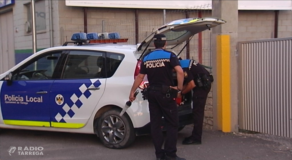 La Policia Local de Tàrrega augmenta el patrullatge preventiu davant l’increment d’intents de robatori