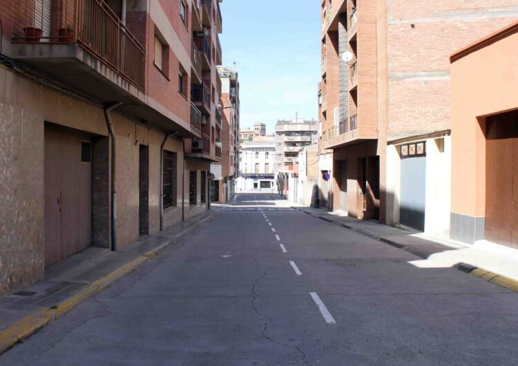 L’Ajuntament de Tàrrega aprova el projecte urbanístic per ampliar la vorera oest i millorar l’accessibilitat al carrer de Santa Clara