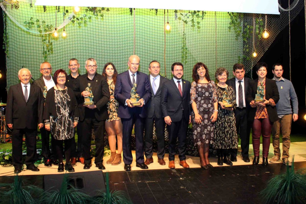 Foto de grup dels Premis Culturàlia 2019 de Tàrrega