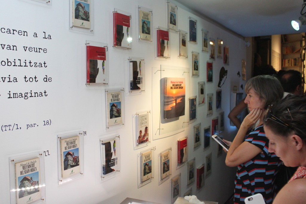 IMATGE D'ARXIU · Exposició sobre Pedrolo a la Sala Marsà de Tàrrega