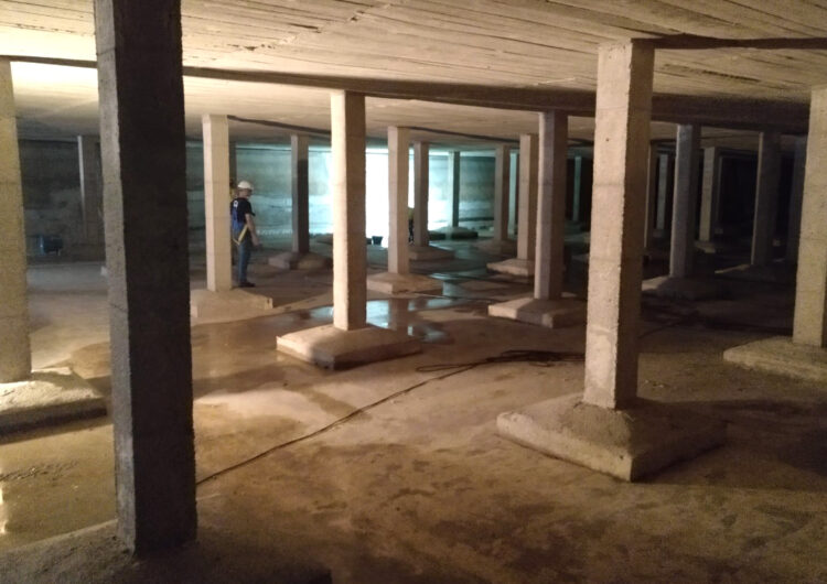 L’Ajuntament de Tàrrega repara filtracions en un dels dipòsits de subministrament d’aigua de boca