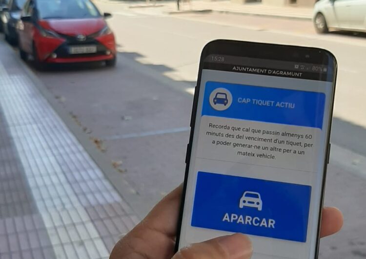 Agramunt disposa d’una versió digital del rellotge de control d’aparcament