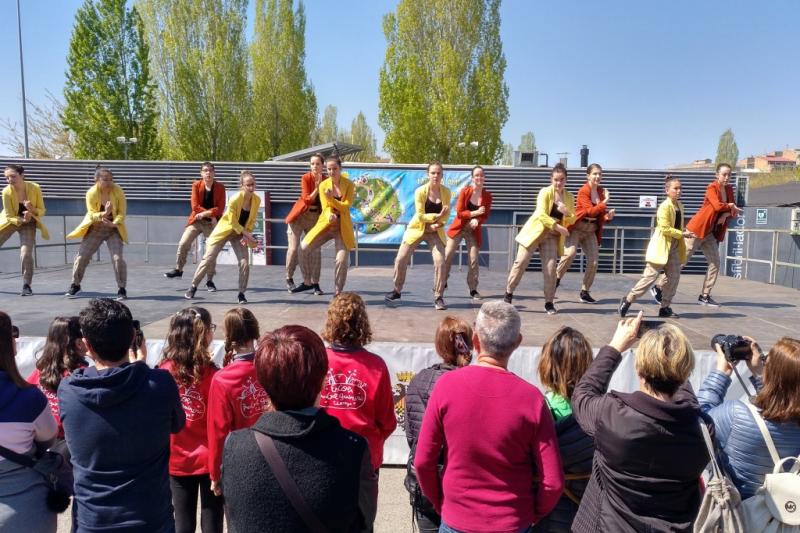 Una de les exhibicions del Dia Mundial de l'Activitat F&iacute;sica a T&agrave;rrega