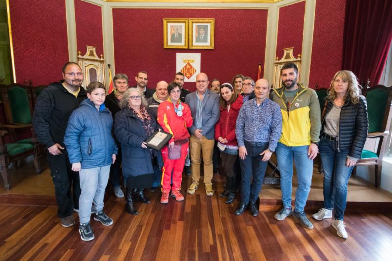 recepci&oacute; Vero Torra - Paeria de Cervera (foto Jordi Prat)