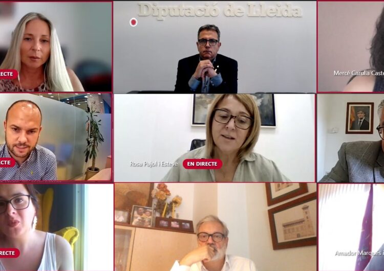 La Diputació acorda una declaració per a la contenció de la covid-19 i el rellançament econòmic de les Terres de Lleida