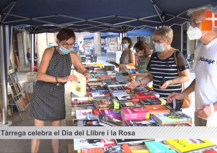 Tàrrega celebra  el Dia del Llibre i la Rosa