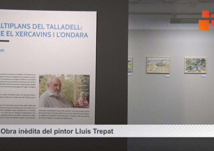 El Museu Tàrrega Urgell obre una nova exposició que treu a la llum obra inèdita del pintor Lluís Trepat