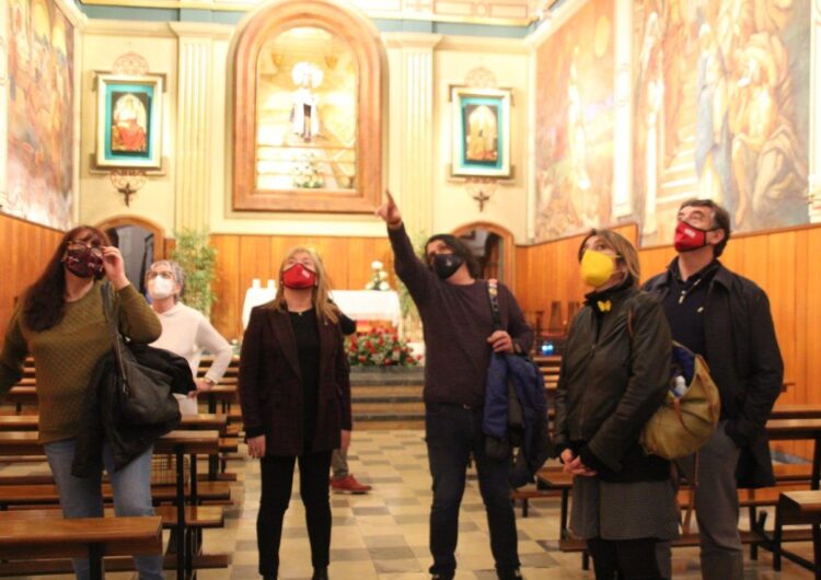 La consellera de cultura, Àngels Ponsa, visita Bellpuig i s’interessa pel convent de Sant Bartomeu