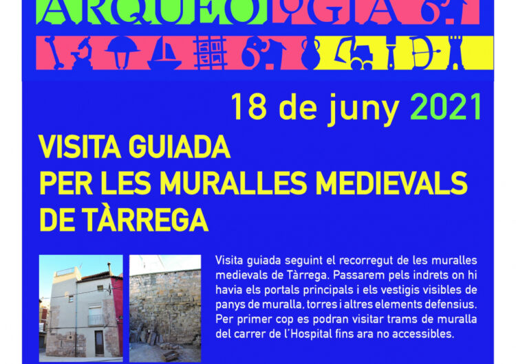 El Museu Tàrrega – Urgell participa en les jornades europees d’arqueologia amb una visita guiada per les muralles medievals