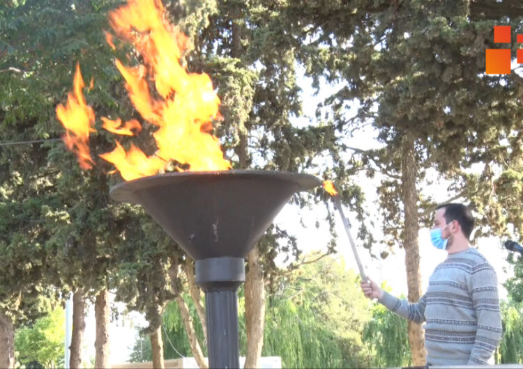 La  Flama del Canigó arriba a Tàrrega