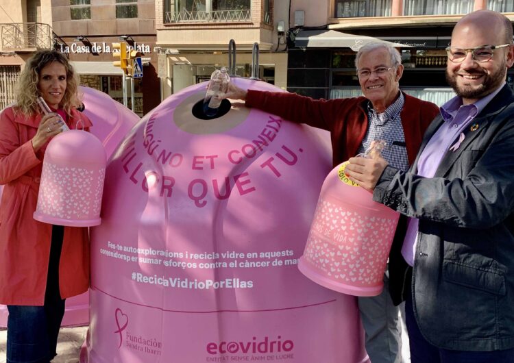 Ecovidrio i el Consell Comarcal de l’Urgell presenten la campanya solidària ‘Recicla Vidre per elles’ en col·laboració amb la Fundació Sandra Ibarra