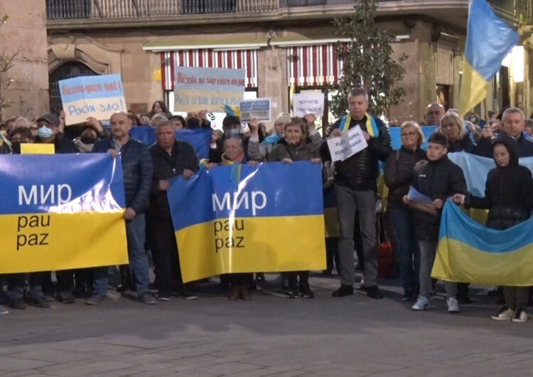 Tàrrega condemna la guerra de Rússia a Ucraïna