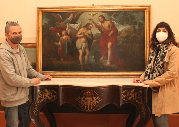 El Museu Tàrrega Urgell restaura dues pintures barroques provinents de la casa modernista de Cal Segarra