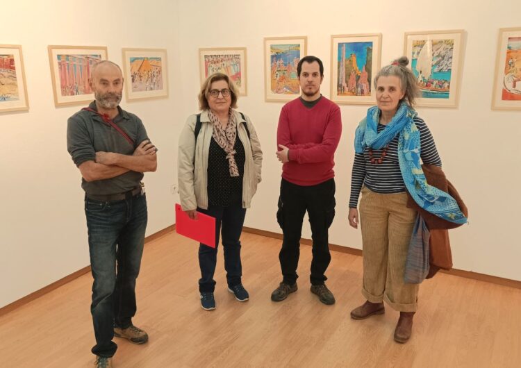La Sala Marsà de Tàrrega mostra el vessant inèdit com a ninotaire del pintor Lluís Trepat
