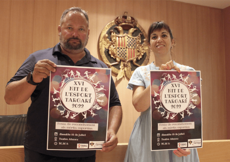 Tàrrega recupera la celebració de la Nit de l’Esport, que tindrà lloc el dissabte 16 de juliol al Teatre Ateneu
