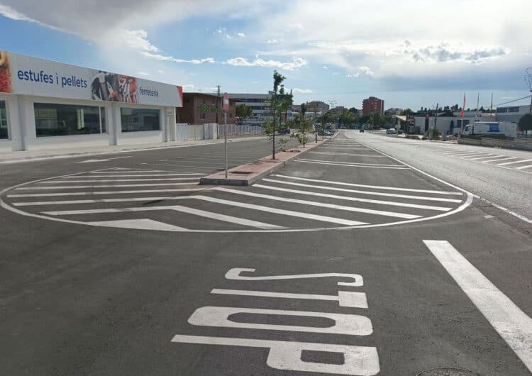 Tàrrega ultima la urbanització d’un nou tram de l’avinguda de Cervera, un dels principals accessos de la ciutat