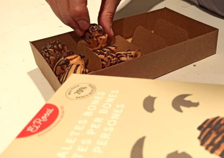 L’obrador de galetes El Rosal redueix un 70% el plàstic dels seus packs per fer-los més sostenibles