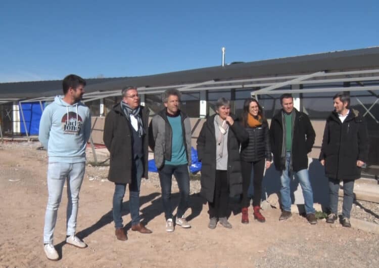 El centre comunitari ‘La Bassa’ de l’Associació Alba rep el president de la Diputació de Lleida