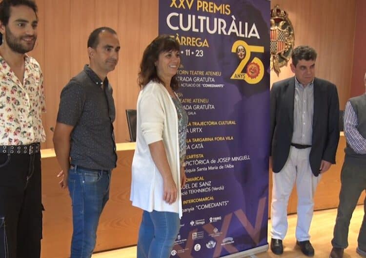 Tàrrega arriba a la 25ª edició dels Premis Culturàlia