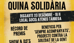 La Soll organitza la Gran Quina Solidària dissabte 23 de…