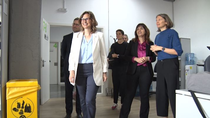 La consellera Serret visita les noves oficines de FiraTàrrega en el marc del cicle ‘Europa sobre el terreny’