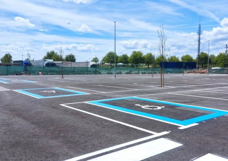 Finalitzen les obres del nou aparcament del CAP de Tàrrega, que compta amb 113 places d’estacionament