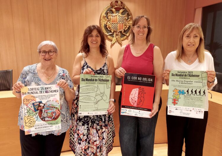 Tàrrega celebra els 25 anys de lluita contra l’Alzheimer amb activitats solidàries, esportives i culturals